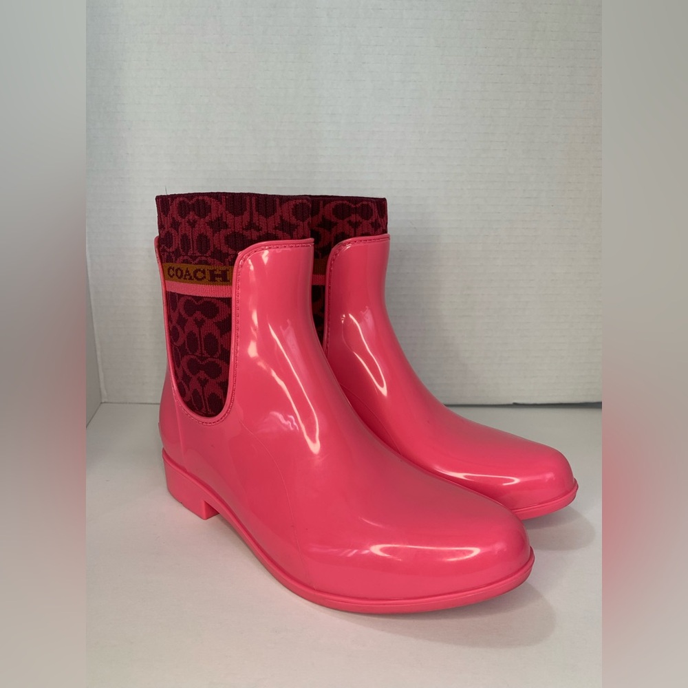 Coach Rain Boots Women Size 6